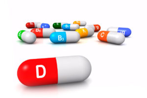 ilustración de pastillas de vitaminas